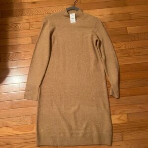 J. Crew Mockneck sweater-dress in extra-soft yarn. NWT